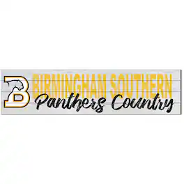 Jardine - Birmingham-Southern Panthers 10'' x 40'' Logo Sign - White