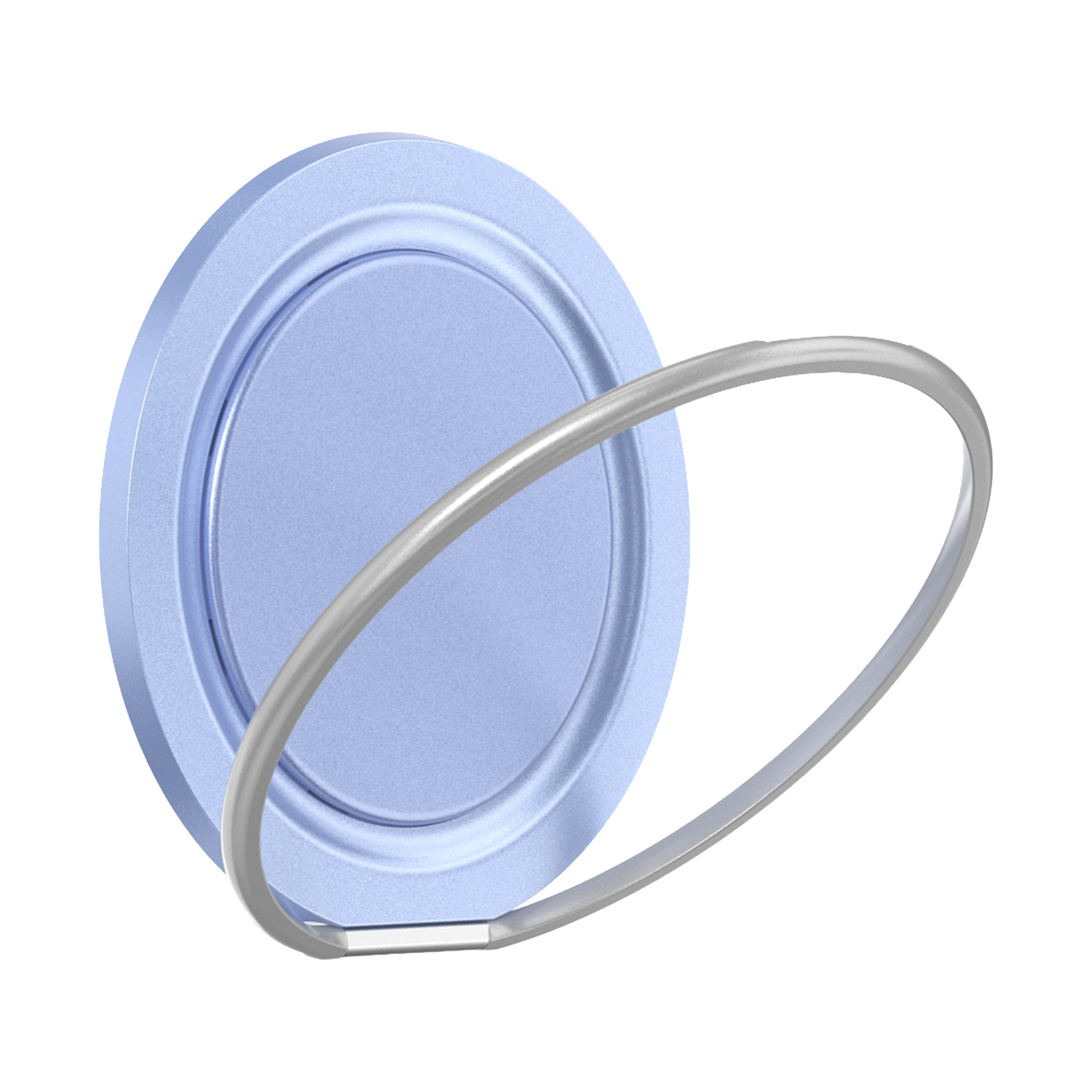 Alt View 5. PopSockets - PopSockets Low-Pro Grip for MagSafe, Ultra-Thin Magnetic Phone Grip with Kick-Out Stand - Blue Aura.