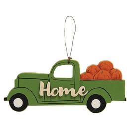 BreeBe - *Home Pumpkin Truck Ornament - Green