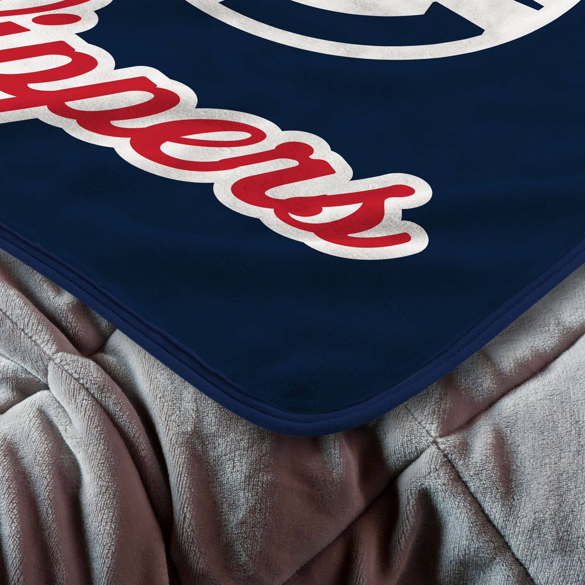 Left. Sweet Home Collection - NBA Los Angeles Clippers 46" x 60" Raschel Throw Blanket - Blue.