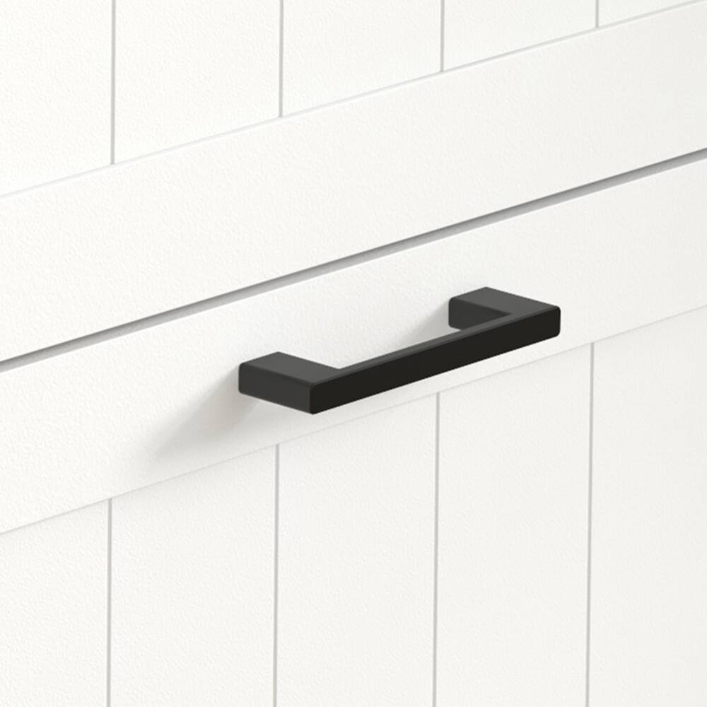 Angle. Loheer - Loheer narrow entryway shoe cabinet, Three Flip Drawers, Holds Fifteen Pairs, White - White.