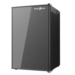 ProMounts - Snowlion 65L /2.3 cu ft Solid Door Mini Fridge – Freestanding, Under-Counter Design - Black