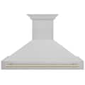ZLINE Autograph Edition - 48 inches - Externally Vented - Wall Range Hood - Satin Stainless Steel