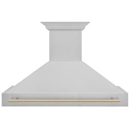 ZLINE Autograph Edition - 48 inches - Externally Vented - Wall Range Hood - Satin Stainless Steel