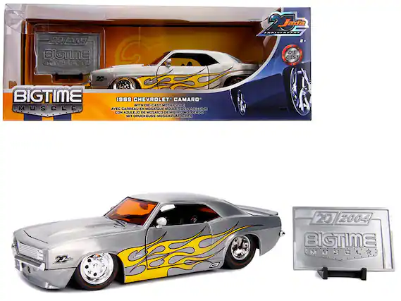 20 2006 BIGTIME MUSCLE Jada ANNIVERSARY DIE CAST BIGTIME MUSCLE 1969 CHEVROLET CAMARO WITH DIE CAST MOSAIC TILE AVEC CARREAU EN MOSAQUE MIT DRUCKGUSS-MOSAIKPLATTE
20 2004 BIGTIME MUSCLE