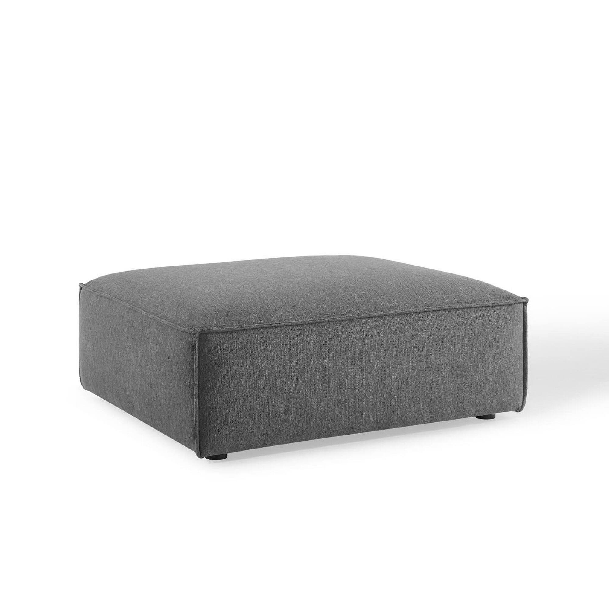 Back. Modway - Restore Ottoman - Gray.