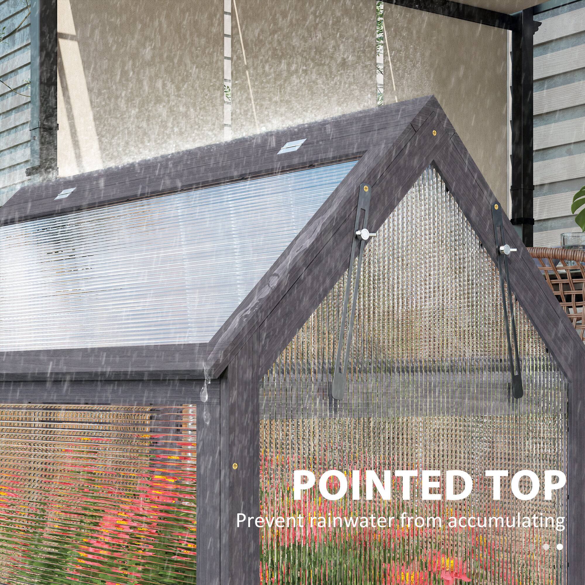 POINTED TOP
Prevent rainwater from accumulating