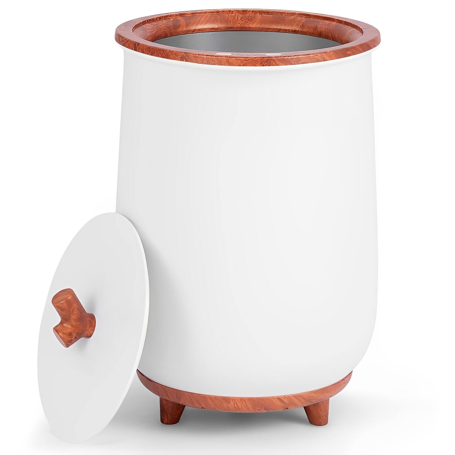 Front. SKONYON - Heated Foot Bath Bucket with Large Capacity Fast Heating and Temperature Control - Coffee.