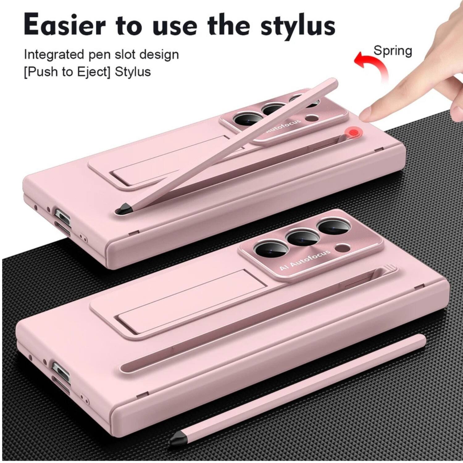 Easier to use the stylus

Integrated pen slot design
[Push to Eject] Stylus

AI Autofocus

Spring