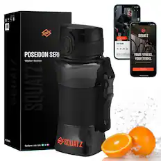 POSEIDON SERIES
Water Bottle
SQUATZ
follow us on
John Smith
YOUR FITNESS. YOUR TERMS.