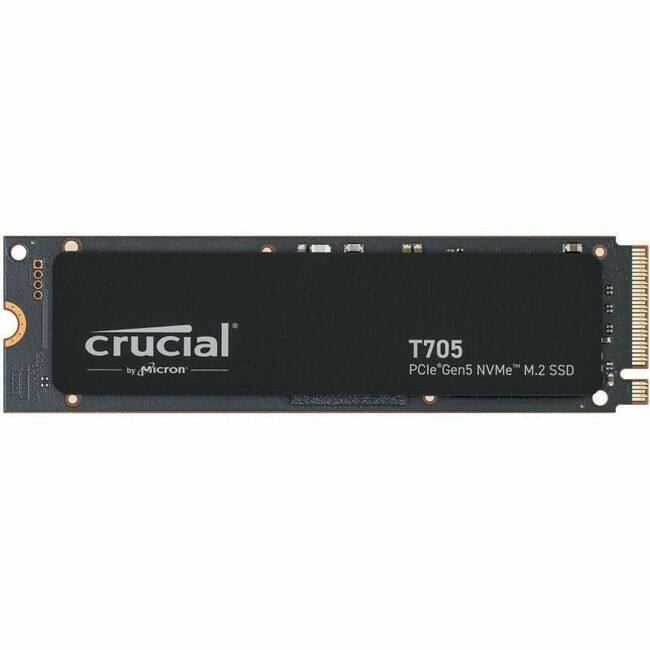 Crucial - T705 2 TB Solid State Drive - M.2 2280 Internal - PCI Express NVMe (PCI Express 5.0 x4) - Desktop PC