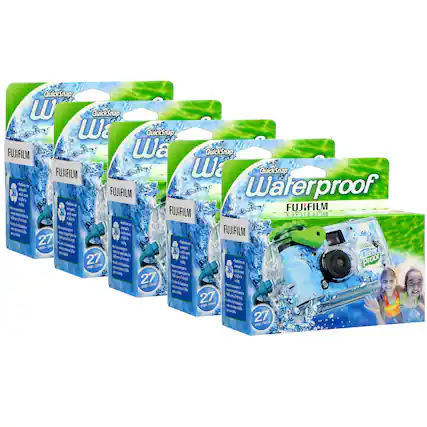 QuickSnap Waterproof
FUJIFILM
27 exp./por
Waterproof