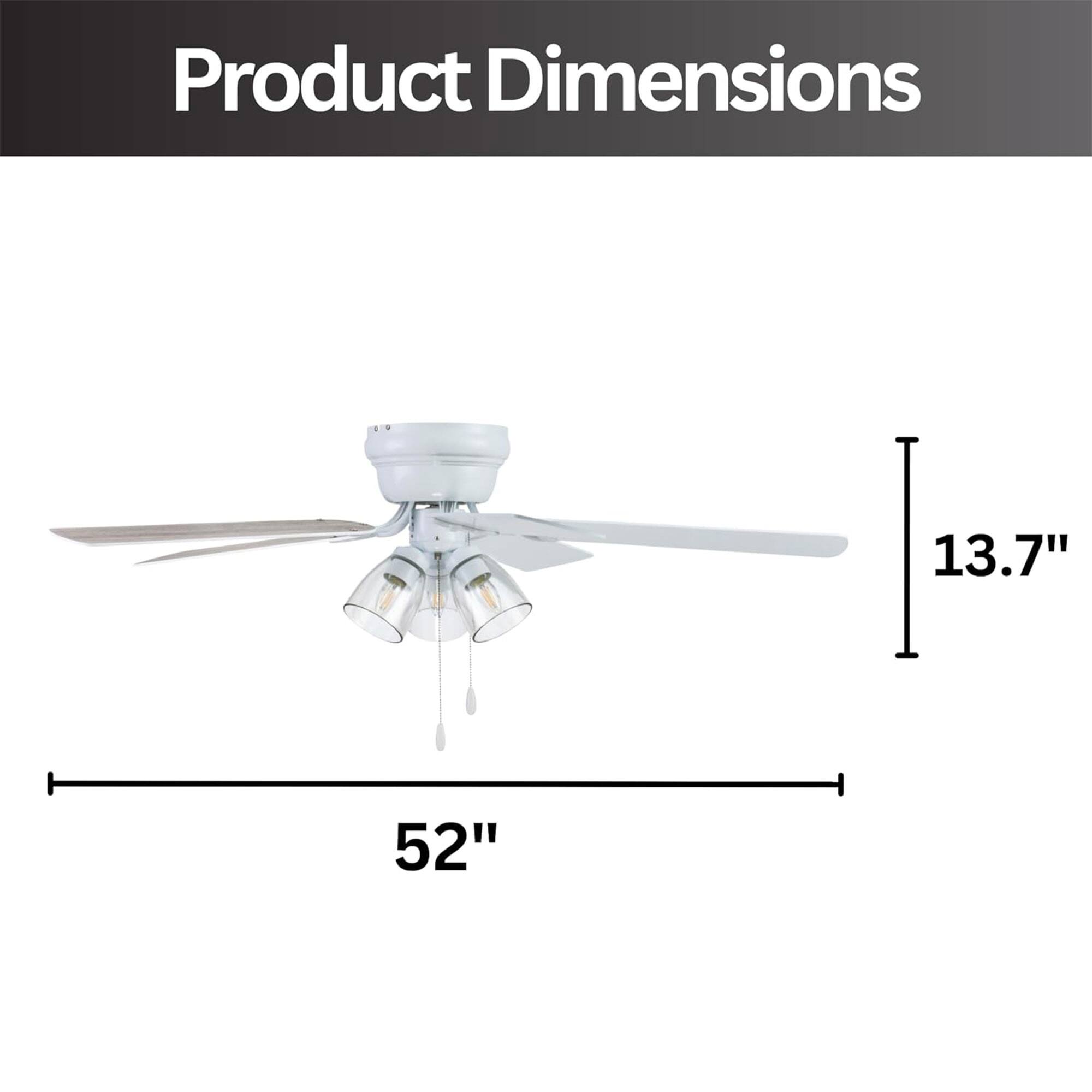 Product Dimensions

52" (width)  
13.7" (height)