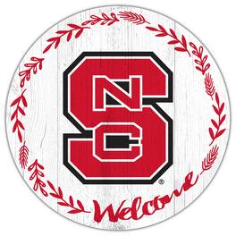 Fan Creations - NC State Wolfpack 12" Welcome Circle Sign - Multicolor