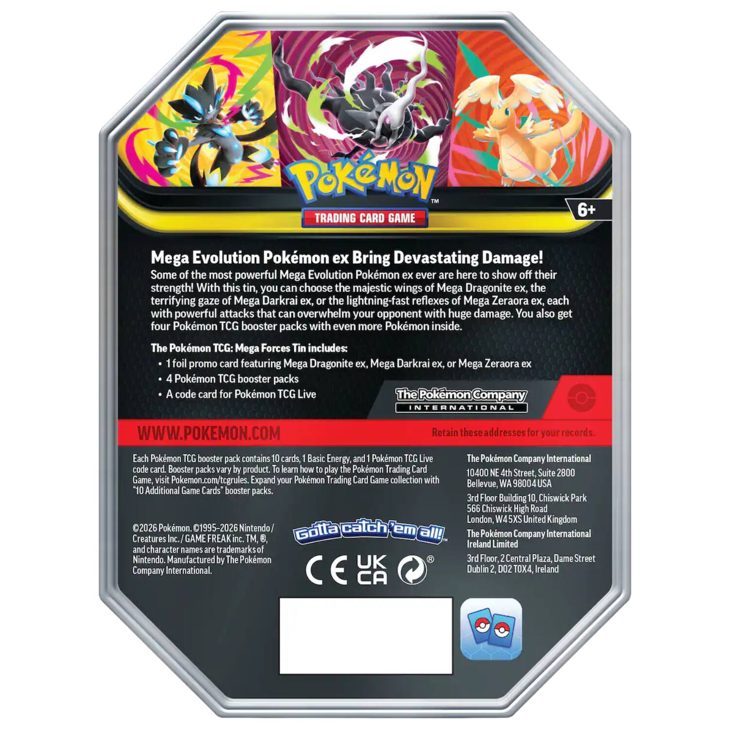 Pokémon Pokemon Mega Forces Tin | Mega Zeraora ex - Best Buy