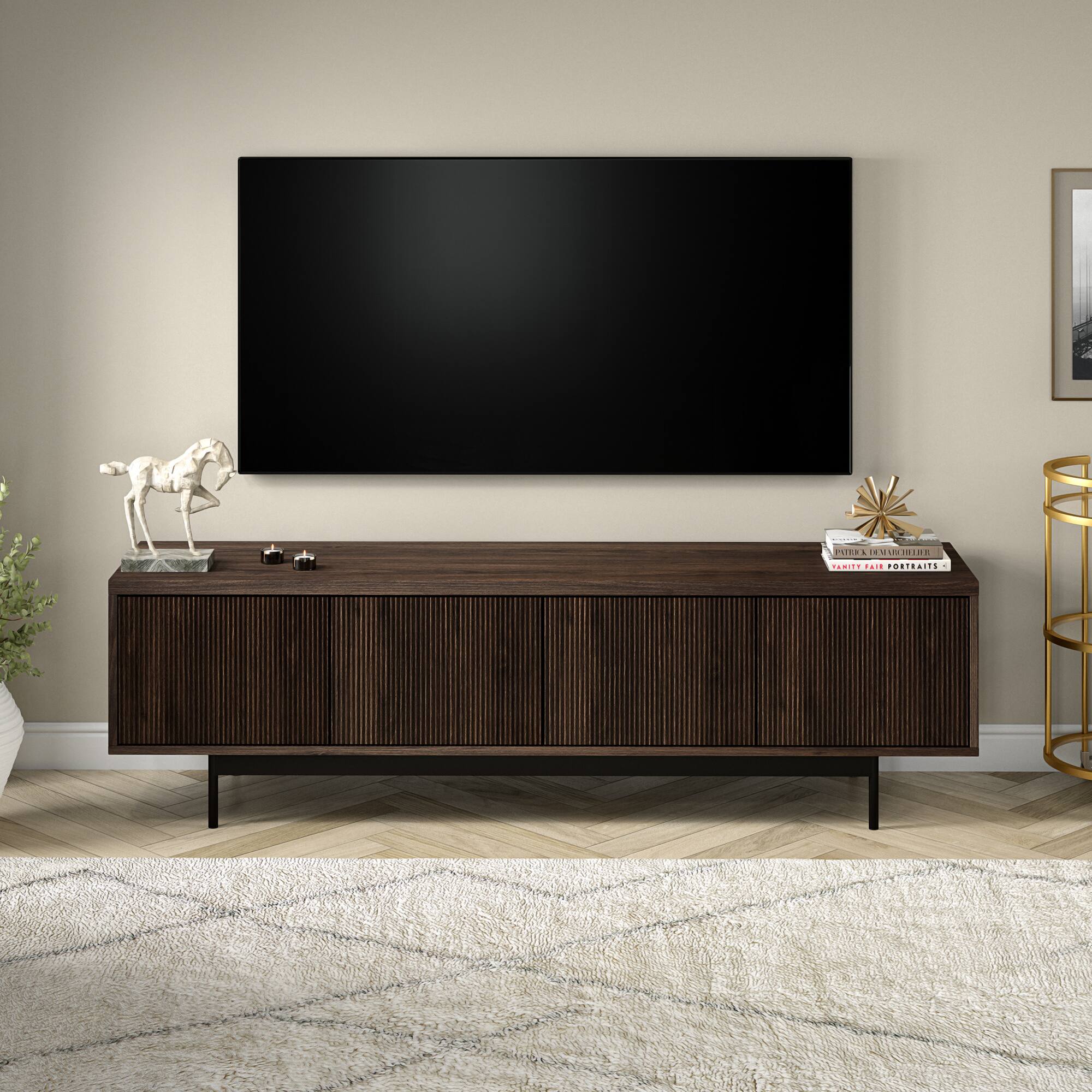 Alt View 1. Camden&Wells - Whitman TV Stand Fits Most TVs up to 75 inches - Alder Brown.