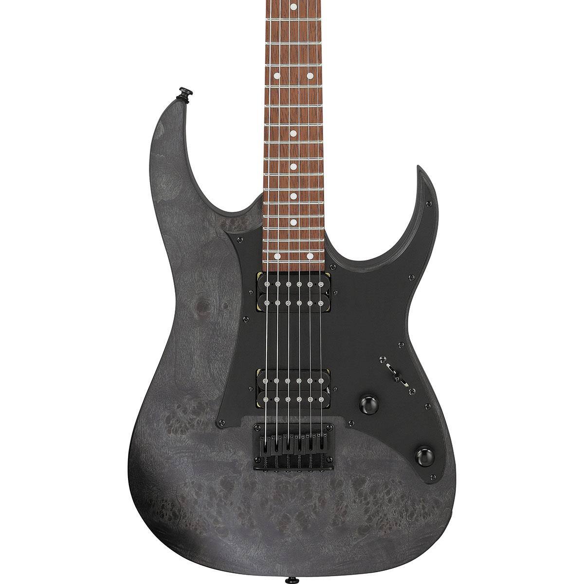 Alt View 3. Ibanez - Ibanez RG Series RGR431PB Electric Guitar, Charcoal Gray Flat.