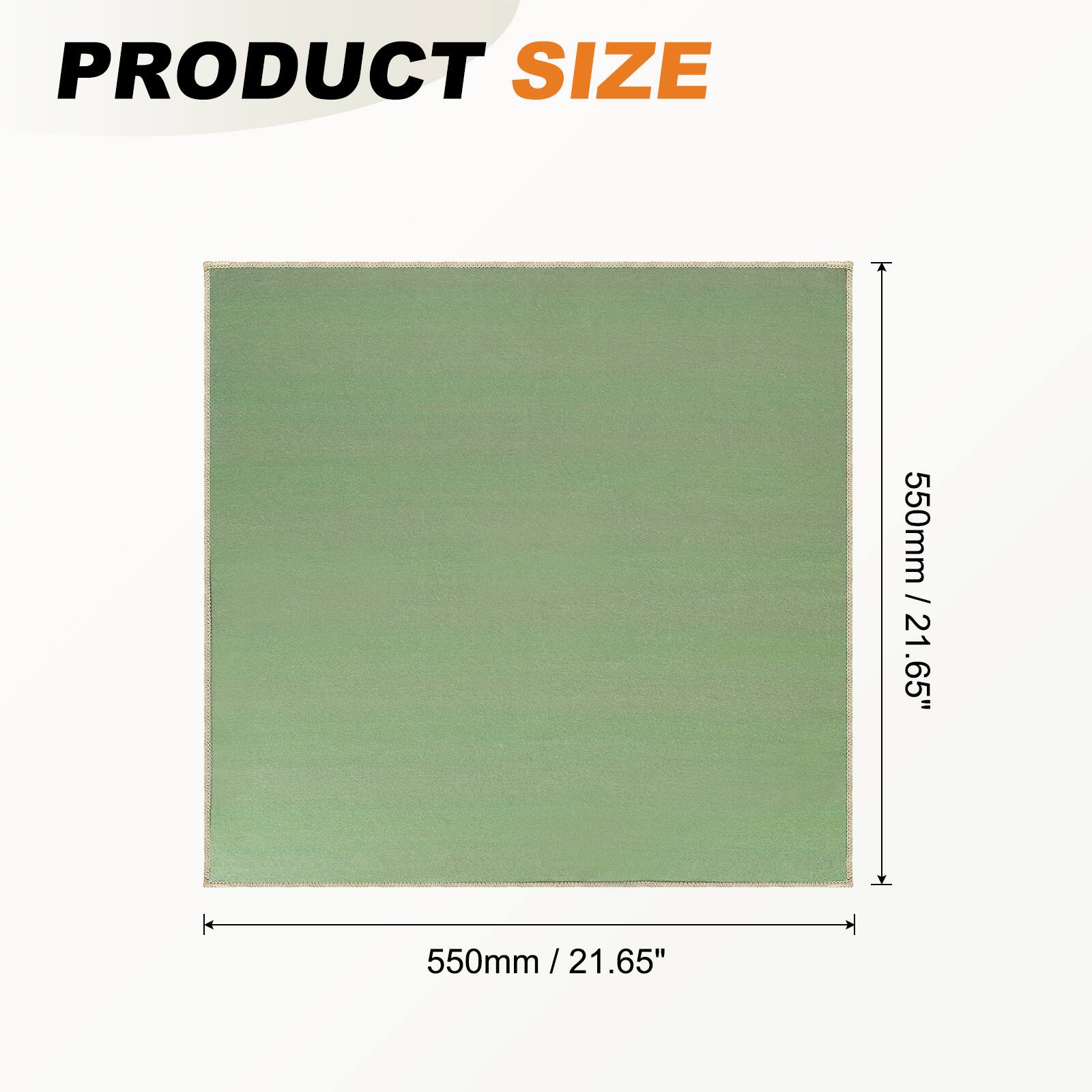 PRODUCT SIZE  
550mm / 21.65"