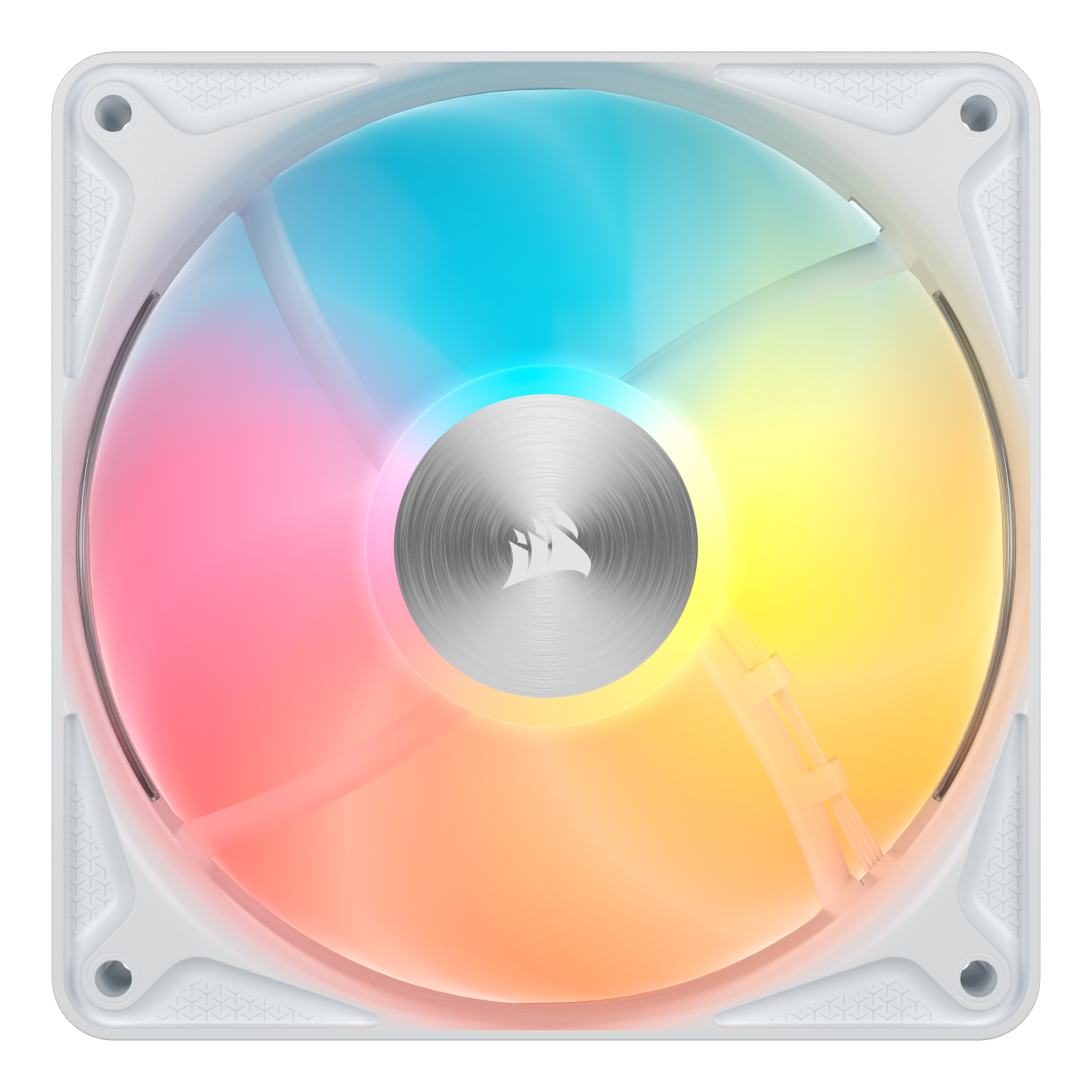 Left. CORSAIR - CORSAIR RS120 II ARGB 120mm PWM Fan - White.