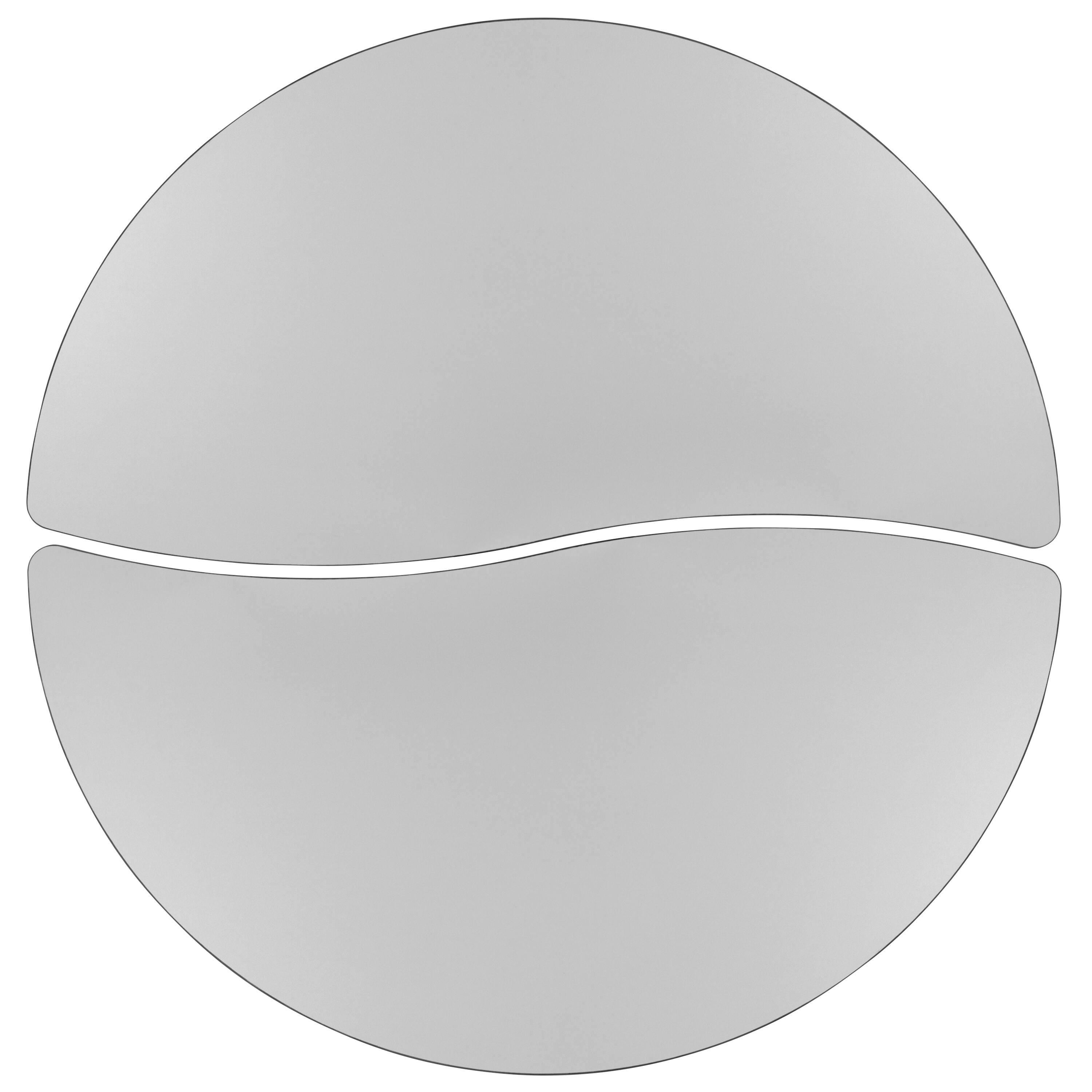 Alt View 5. Emma + Oliver - 2 Piece Mobile 60" Circle Collaborative Grey Kids Activity Table Set - Grey.