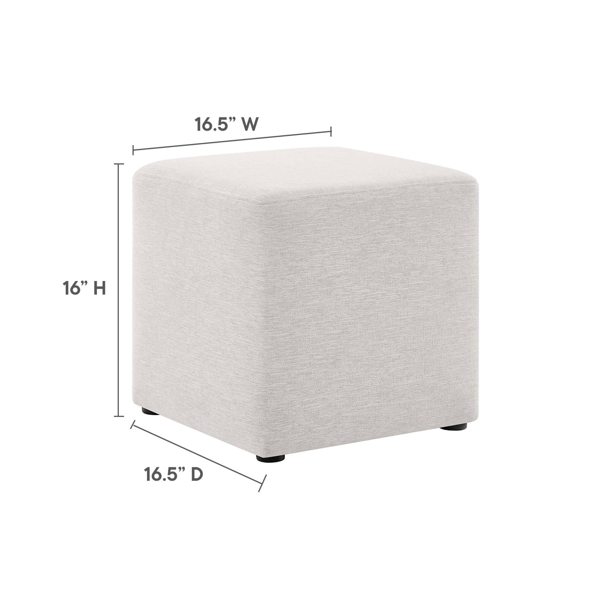16.5" W x 16" H x 16.5" D