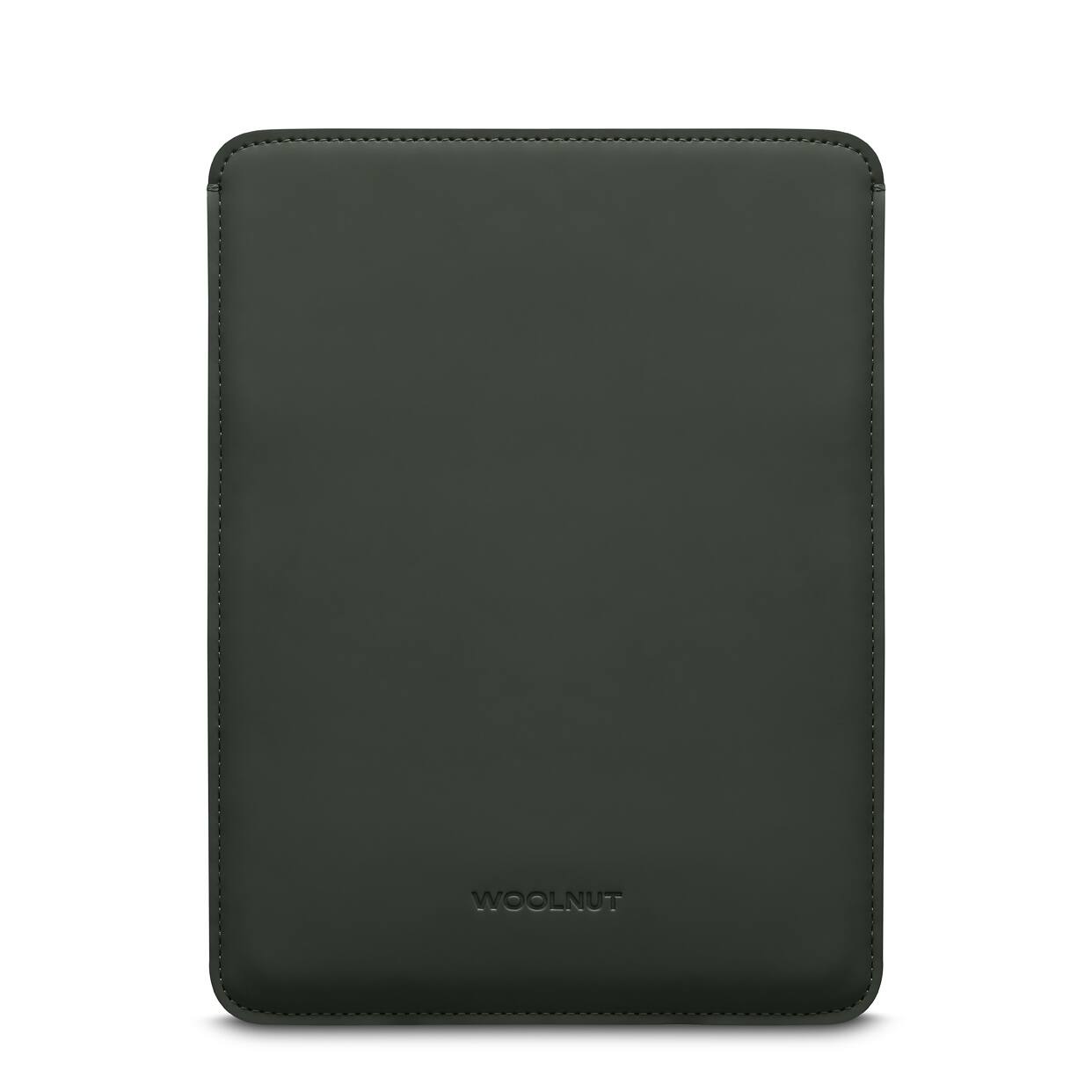 Angle. Woolnut - Woolnut Coated PU Sleeve for 11-inch iPad Pro & Air - Green - Green.