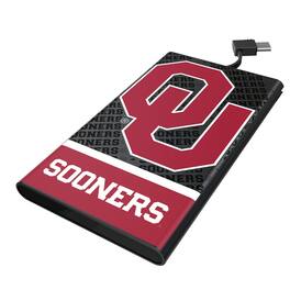 Keyscaper - Oklahoma Sooners Endzone Plus 5000mAh Flat Powerbank - Black