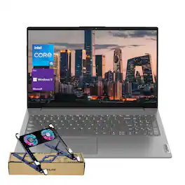 Lenovo - V15 Laptop 15.6" FHD (1920 x 1080) - Intel Core i5-13420H with 24GB RAM - 1TB Solid State Drive - with PCO Laptop Cooler - Gray