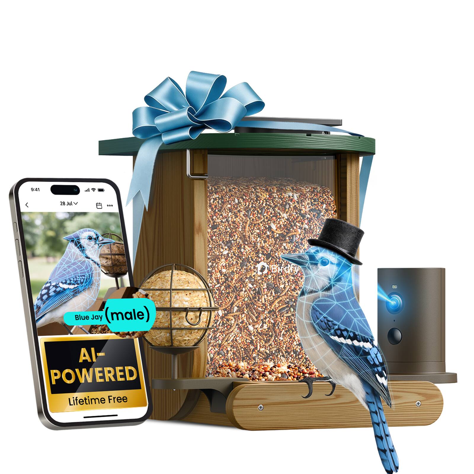 4S 28 Ad ... BH BGH Blue Jay (male) AI-POWERED Lifetime Free