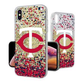 Keyscaper - MLB - Minnesota Twins - Glitter Confetti iPhone Case - 14 - Multicolor