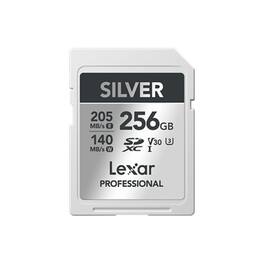 Lexar - 256GB SDXC UHS-I Memory Card – U3 V30, Up to 205MB/s Read, 140MB/s Write, 4K UHD Video Recording, Durable & Reliable