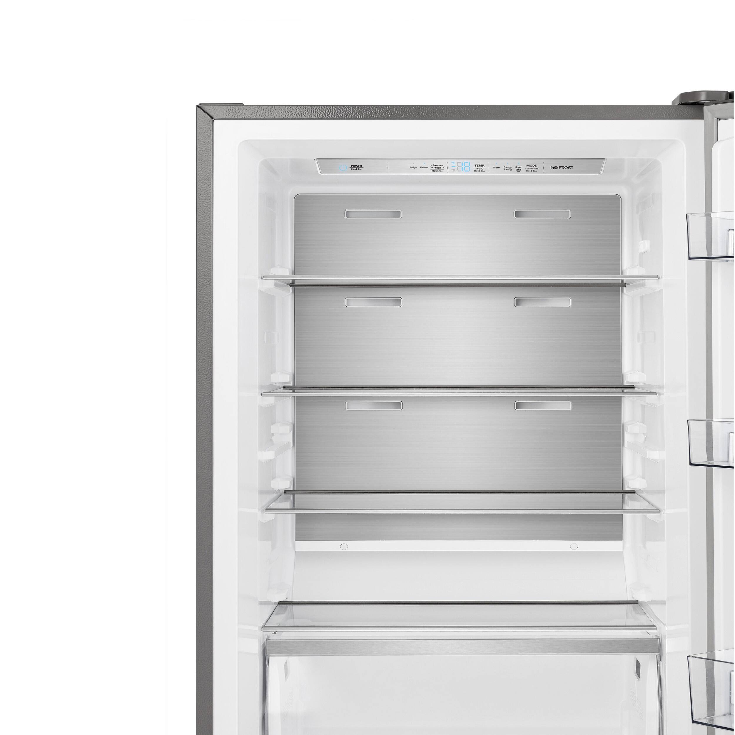 Alt View 1. Forno Appliances - Maderno 13.6 Cu. Ft. Frost-Free Convertible Refrigerator/Freezer with Right Swing Door - Stainless Steel.