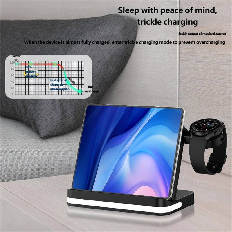 Sleep with peace of mind, trickle charging

When the device is almost fully charged, enter trickle charging mode to prevent overcharging

Stable output of required current

Power (%)

100
80
60
40
20
0

When the device is almost fully charged, enter trickle charging mode to prevent overcharging

But overcharge