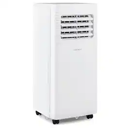 Resenkos - Air Conditioner, Cooler,Portable Air Conditioner 8000/9000 BTU 3 in 1 AC Unit with Fan and Dehumidifier-9000 BTU - White