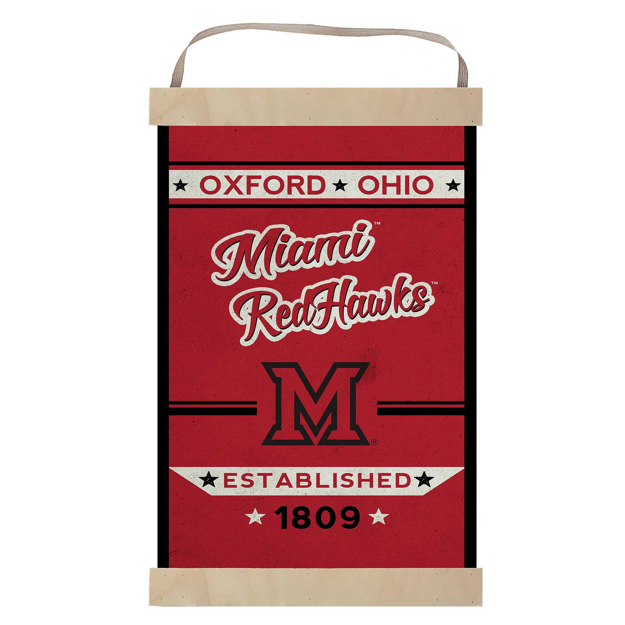 OXFORD OHIO  
Miami RedHawks  
ESTABLISHED 1809