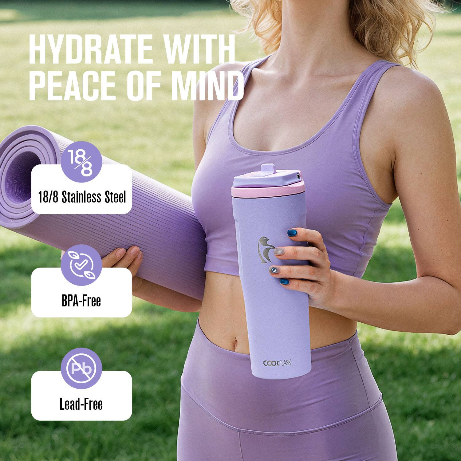 HYDRATE WITH PEACE OF MIND

18/8 Stainless Steel

BPA-Free

Lead-Free