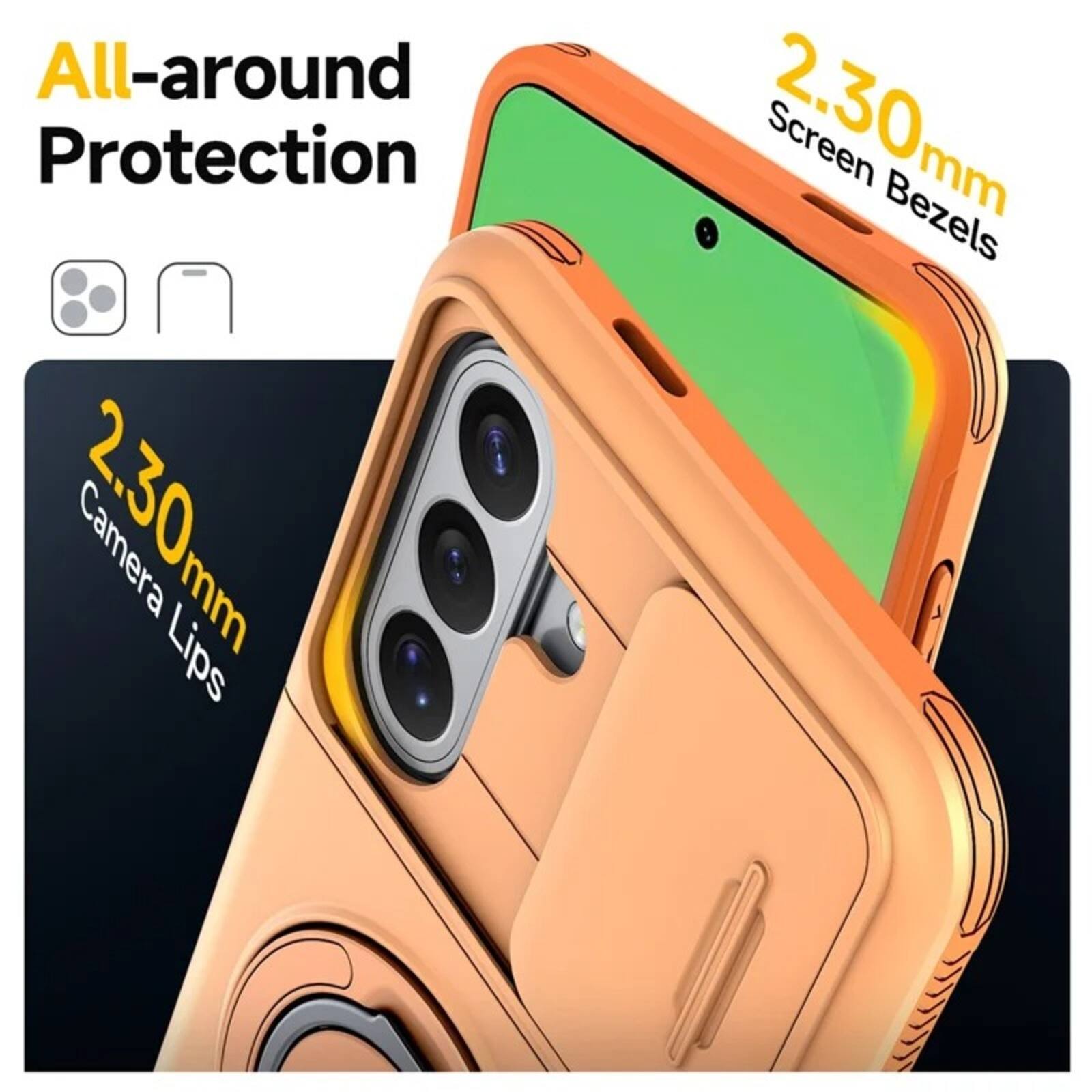 All-around Protection  
2.30mm Camera Lips  
2.30mm Screen Bezels