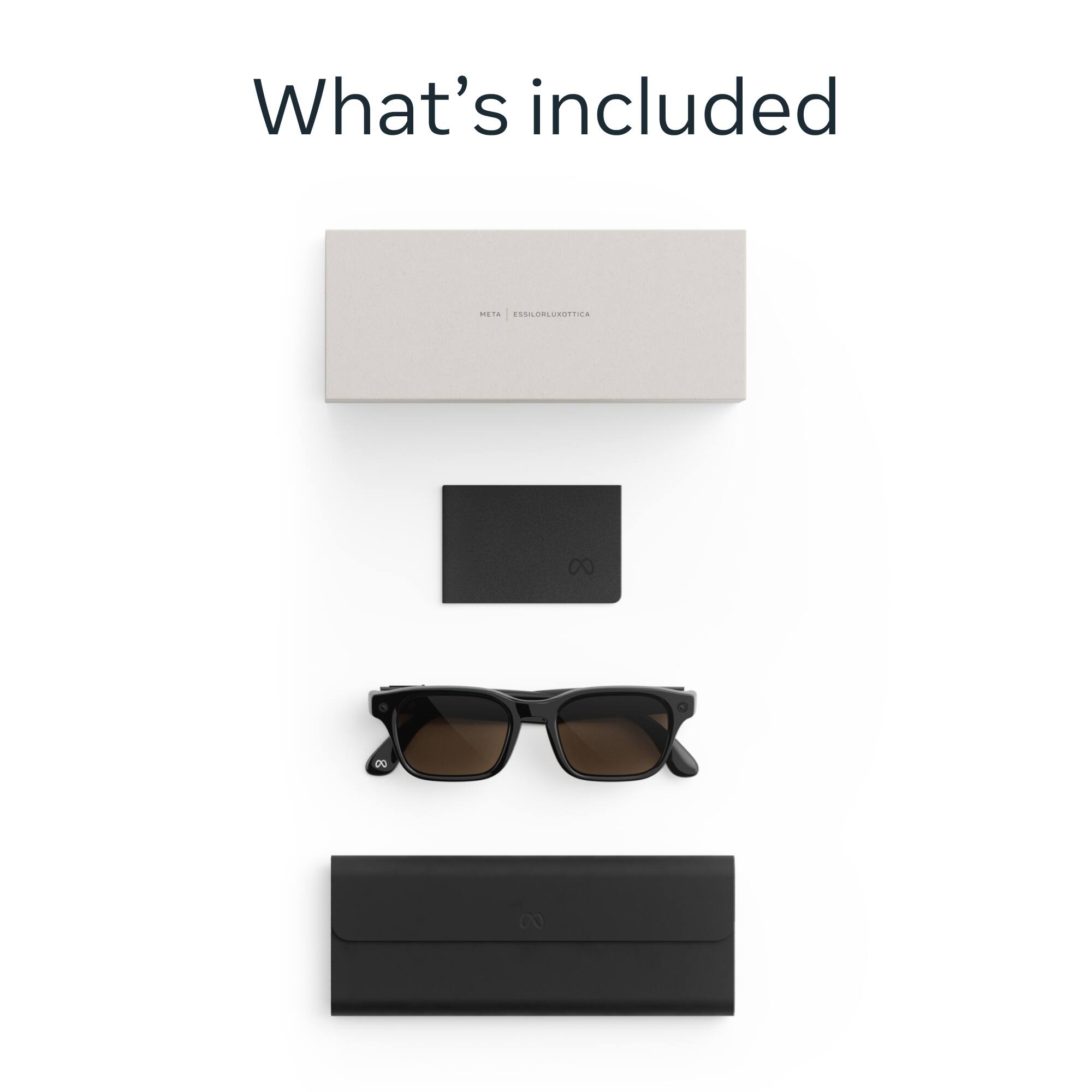 What's included

META | ESSILOR LUXOTTICA