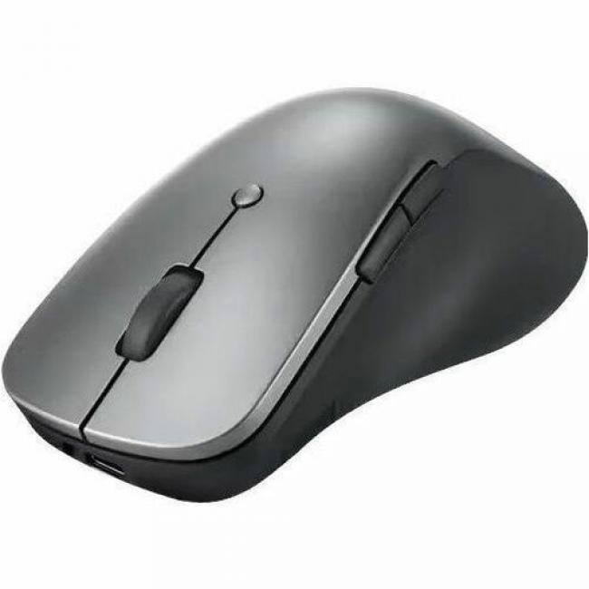Lenovo - Professional Bluetooth Rechargeable Mouse - Optical - Wireless - Bluetooth - Rechargeable - 4000 dpi - Wireless - Storm Gray