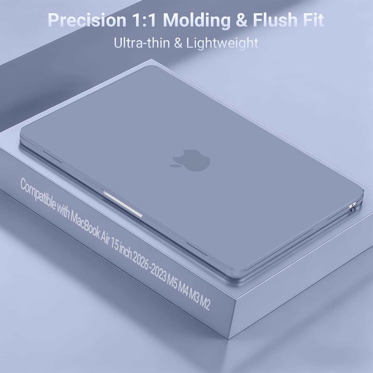 Precision 1:1 Molding & Flush Fit  
Ultra-thin & Lightweight  

Compatible with MacBook Air 15 inch 2026-2023 M5 M4 M3 M2