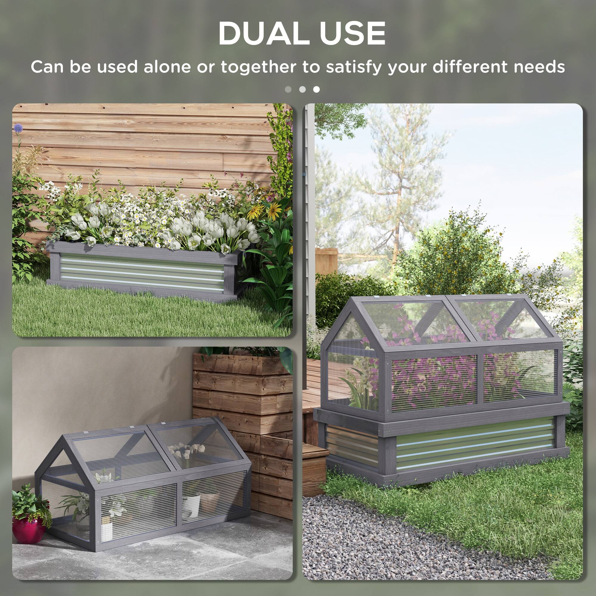DUAL USE
Can be used alone or together to satisfy your different needs ...