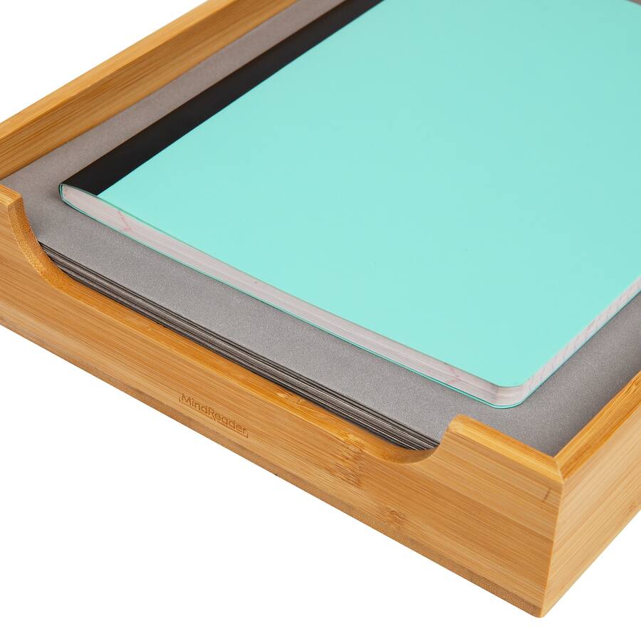 Storage File Brown Mind Reader Paper Tray, Desktop Organizer, File Storage, Modern, Office ...