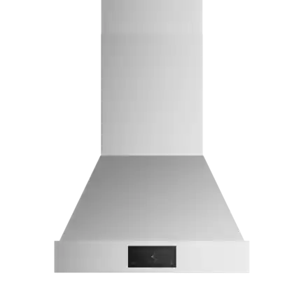 Front. Induction Hardware - 30 Inch Range Hood, Professional Wall Mount Vent Hood, 1000 CFM, efficient DC-Motor, Ultra-Quiet Multi-Speed, LED Lights - Stainless Steel.