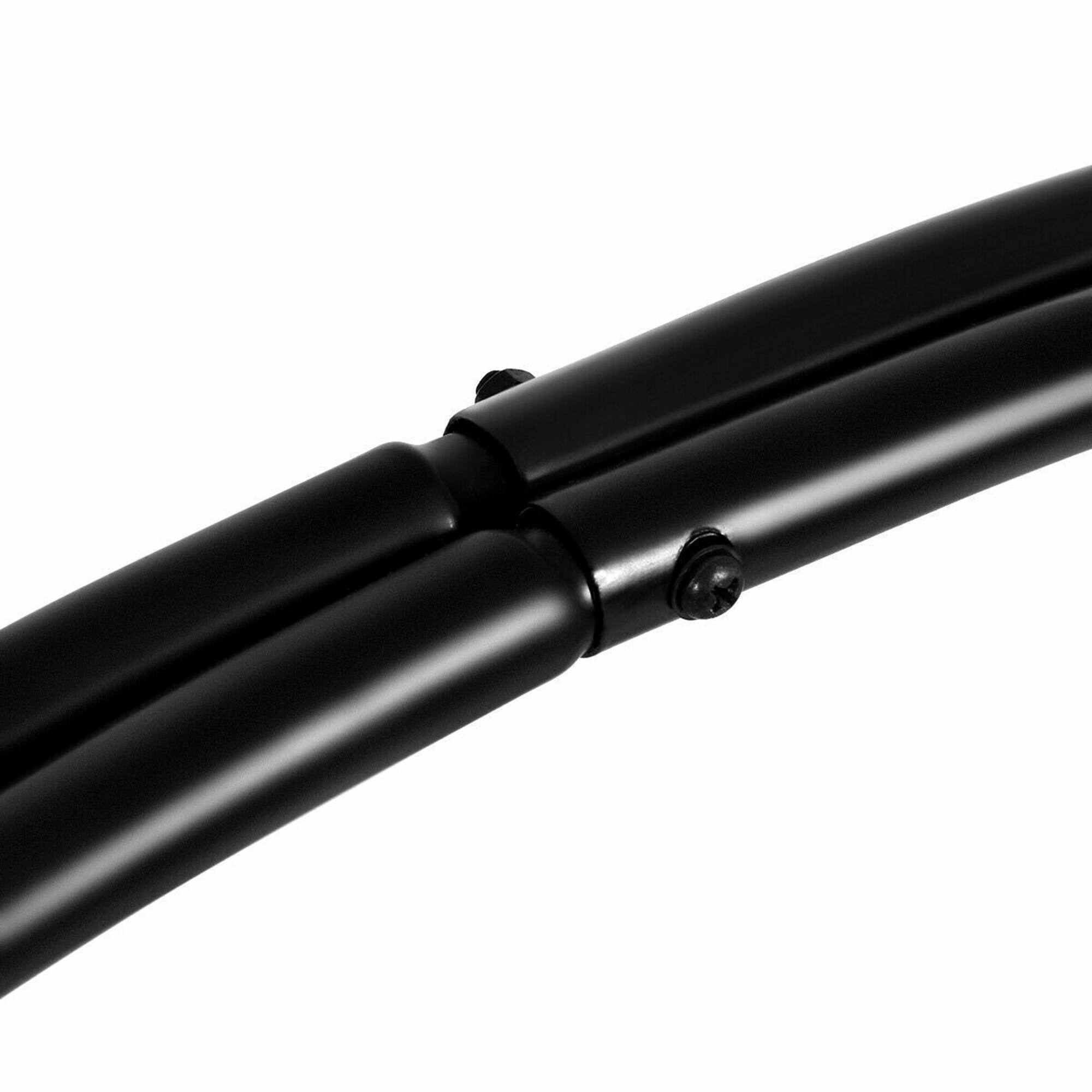 Alt View 6. Gymax - Gymax 40'' Steel Tubular Log Hoop Round Firewood Storage Holder Rack - Black.