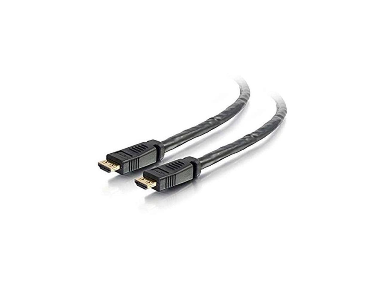 Alt View 2. Cables to Go - C2G 42529 4K HDMI Cable (60Hz), Gripping, CL2P, TAA, Black (25ft).