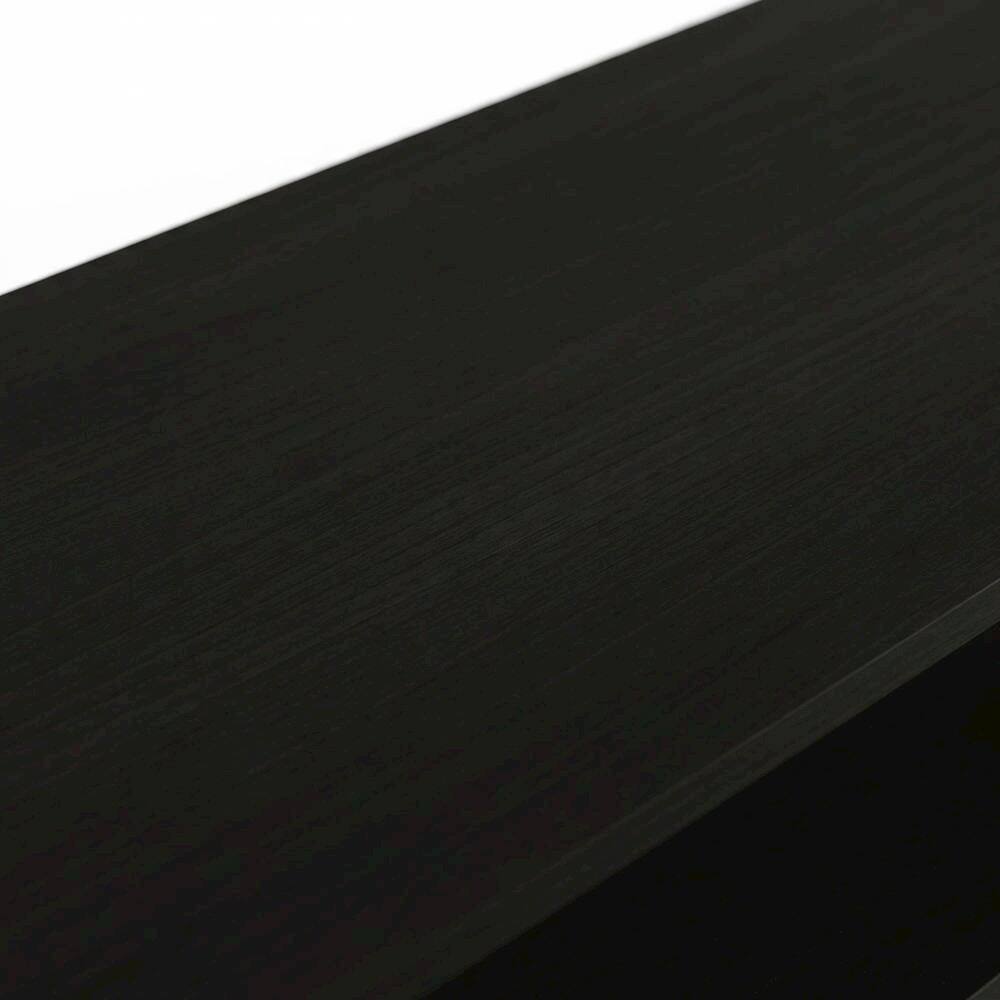 Alt View 4. FurniFact - Espresso Wooden Entertainment Center for TVs up to 80 Inches with Ample Storage - Brown Black.