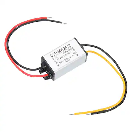 C2D24K2412 CONVERTER A (15~36V) OUT DC-DC 24V (24W) DC IN: 12V2A - 260609
IN OUT: aMM ELECTRIC AOOS/DGE
C2D24K2412
DC-DC CONVERTER
DC-DC: 24V (15~36V)
IN: 12V 2A (24W)
OUT: 24V 2A (24W)