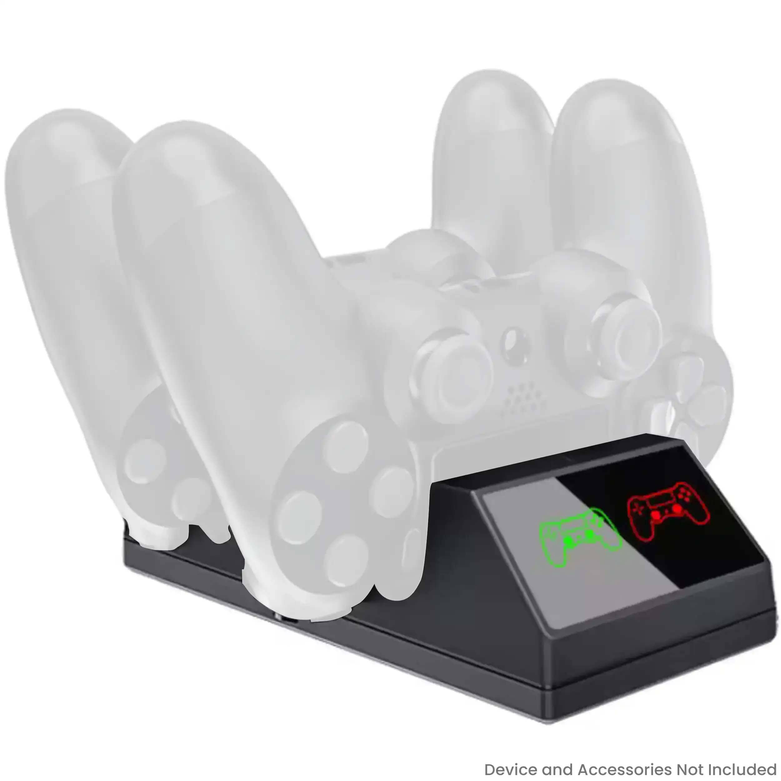 Dobe - Wireless Controller Dual Charging Dock Compatible For PlayStation 4 / Slim / Pro - Black