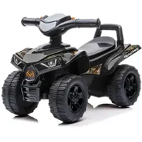 Tonka - RealTree: Quad Push Car - Black - Foot-To-Floor Ride-On Toy,12mo+ - Front_Zoom