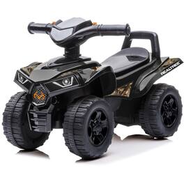 Tonka - RealTree: Quad Push Car - Black - Foot-To-Floor Ride-On Toy,12mo+
